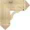 Ekena Millwork Olympic Arts and Crafts Rough Sawn Bracket w/ Offset Brace, Douglas Fir, 8"W x 18"D x 18"H BKT0806X18X18OLY03RDF - alternate 4